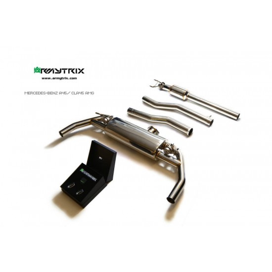 Sistemi di scarico Armytrix MBA45-C cat-back MERCEDES-BENZ A-CLASS W176 A45 Exhaust Armytrix Armytrix  by https://www.track-frame.com 