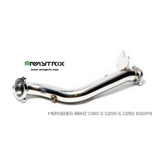 Sistemi di scarico Armytrix MB042-LDD downpipe MERCEDES-BENZ C-CLASS W204 C180-C200-C250 Exhaust Armytrix Armytrix  by https://www.track-frame.com 