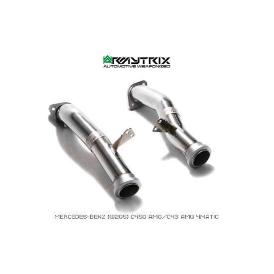Exhaust System Armytrix MBC45-LDD downpipe-lhd MERCEDES-BENZ C-CLASS W205 C400-C450-C43 - MERCEDES-BENZ C-CLASS C205 C400-C450-C43 - MERCEDES-BENZ C-CLASS S205 C400-C450-C43 - MERCEDES-BENZ E-CLASS W213 E400-E43 - MERCEDES-BENZ E-CLASS C213 E400-E43 - MER