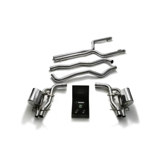 Exhaust System Armytrix MB056-C cat-back MERCEDES-BENZ C-CLASS W205 C63 - MERCEDES-BENZ C-CLASS C205 C63 - MERCEDES-BENZ C-CLASS S205 C63 Exhaust Armytrix Armytrix  by https://www.track-frame.com 