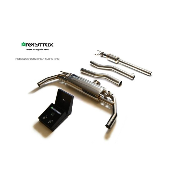 Sistemi di scarico Armytrix MBL45-C cat-back MERCEDES-BENZ CLA C117 CLA45 - MERCEDES-BENZ CLA X117 CLA45 Exhaust Armytrix Armytrix  by https://www.track-frame.com 