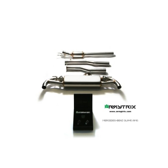 Exhaust System Armytrix MBG45-C cat-back MERCEDES-BENZ GLA X156 GLA45 Exhaust Armytrix Armytrix  by https://www.track-frame.com 