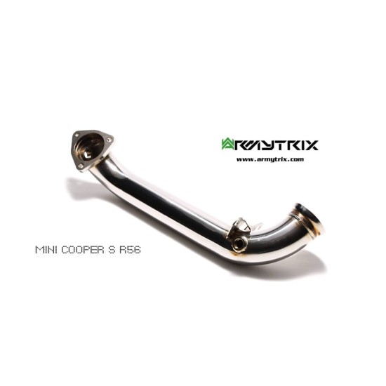 Exhaust System Armytrix MNR5X-DD downpipe MINI COOPER S R56-R57-R58-R59 Exhaust Armytrix Armytrix  by https://www.track-frame.com 