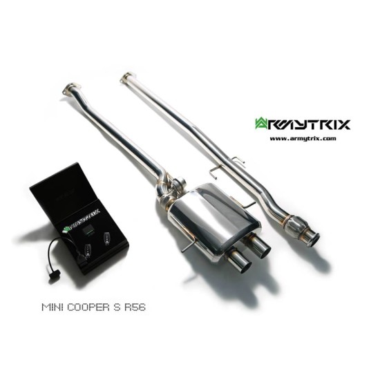 Sistemi di scarico Armytrix MNR5X cat-back MINI COOPER S R56-R57-R58-R59 Exhaust Armytrix Armytrix  by https://www.track-frame.com 