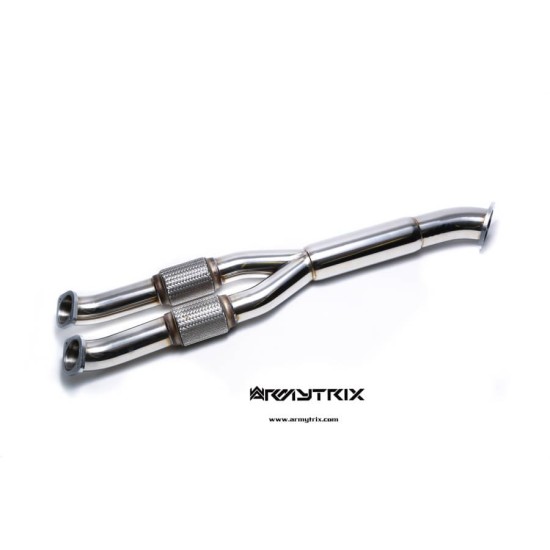 Exhaust System Armytrix NI35S-AF y-pipe NISSAN GT-R R35 3.8L Exhaust Armytrix Armytrix  by https://www.track-frame.com 