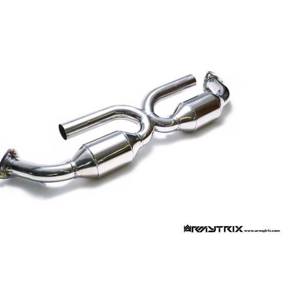 Sistemi di scarico Armytrix P97N1-XC sportcat PORSCHE 911 997 MK1 Exhaust Armytrix Armytrix  by https://www.track-frame.com 