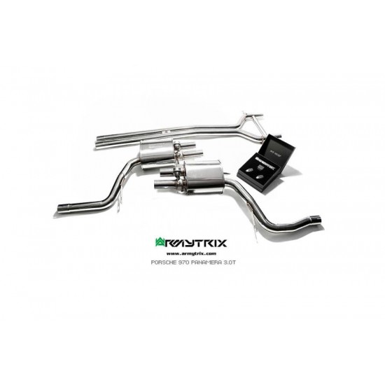 Sistemi di scarico Armytrix P70T1 cat-back PORSCHE PANAMERA 970 FACELIFT Exhaust Armytrix Armytrix  by https://www.track-frame.com 
