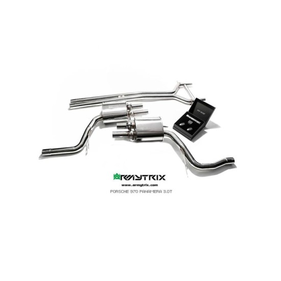 Exhaust System Armytrix P70T1 cat-back PORSCHE PANAMERA 970 FACELIFT Exhaust Armytrix Armytrix  by https://www.track-frame.com 