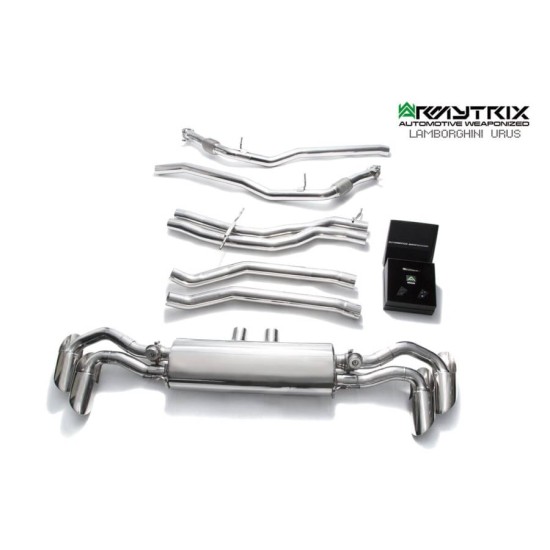 Exhaust System Armytrix LBU65-C cat-back LAMBORGHINI URUS URUS 4.0L Exhaust Armytrix Armytrix  by https://www.track-frame.com 