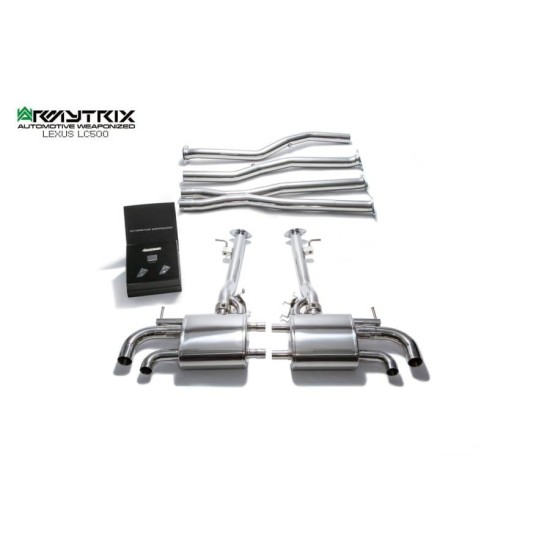 Sistemi di scarico Armytrix LXLC5-C cat-back LEXUS LC 500 5.0L Exhaust Armytrix Armytrix  by https://www.track-frame.com 