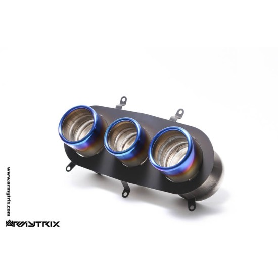 Sistemi di scarico Armytrix T12-3B tips FERRARI 458 ITALIA 4.5L - FERRARI 458 SPIDER 4.5L Exhaust Armytrix Armytrix  by https://www.track-frame.com 