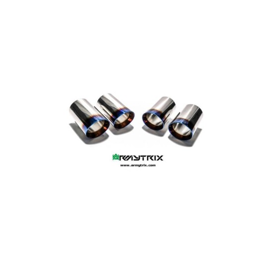 Exhaust System Armytrix QS14B tips AUDI S4 B9 3.0 - AUDI S5 B9 3.0 Exhaust Armytrix Armytrix  by https://www.track-frame.com 