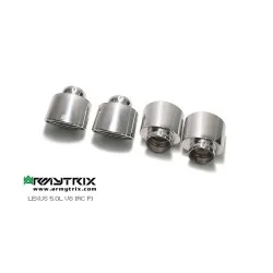 Exhaust System Armytrix QS3840C tips LEXUS RC F 5.0L