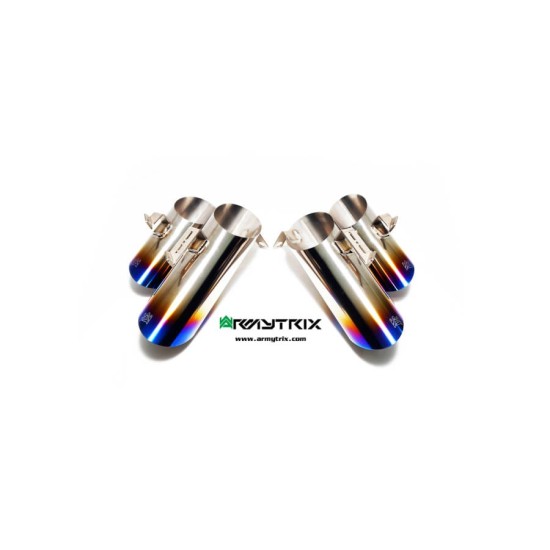 Exhaust System Armytrix QT21B tips LAMBORGHINI HURACAN PERFORMANTE LP640-4 - LAMBORGHINI HURACAN EVO 5.2 Exhaust Armytrix Armytrix  by https://www.track-frame.com 