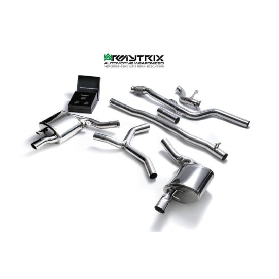 Sistemi di scarico Armytrix MB132-C cat-back MERCEDES-BENZ E-CLASS W213 E200-E250-E300 - MERCEDES-BENZ E-CLASS C213 E200-E250-E300 - MERCEDES-BENZ E-CLASS S213 E200-E250-E300 Exhaust Armytrix Armytrix  by https://www.track-frame.com 