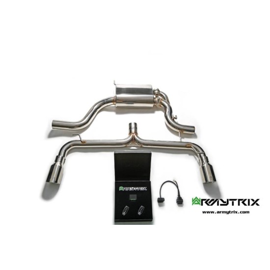 Exhaust System Armytrix VWG6T cat-back VW SCIROCCO R 2.0 Exhaust Armytrix Armytrix  by https://www.track-frame.com 