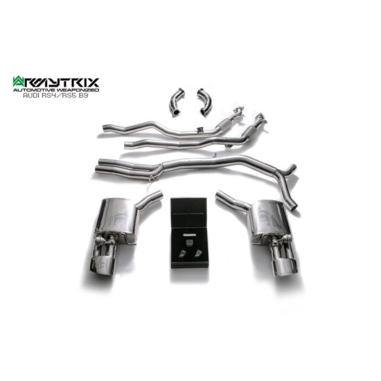 Exhaust System Armytrix AU95R-DD turbo-back-downpipe AUDI RS5 B9 2.9 Exhaust Armytrix Armytrix  by https://www.track-frame.com 