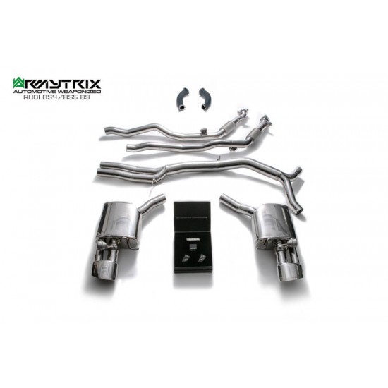 Exhaust System Armytrix AU95R-DDC turbo-back-ceramic-coated-downpipe AUDI RS5 B9 2.9 Exhaust Armytrix Armytrix  by https://www.track-frame.com 