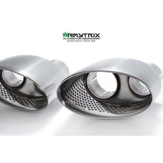 Sistemi di scarico Armytrix DS45C tips AUDI RS4 B9 2.9 - AUDI RS5 B9 2.9 Exhaust Armytrix Armytrix  by https://www.track-frame.com 