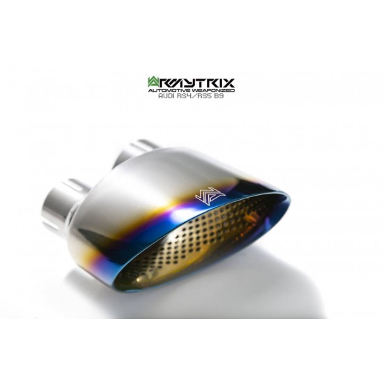 Exhaust System Armytrix DS45B tips AUDI RS4 B9 2.9 - AUDI RS5 B9 2.9 Exhaust Armytrix Armytrix  by https://www.track-frame.com 