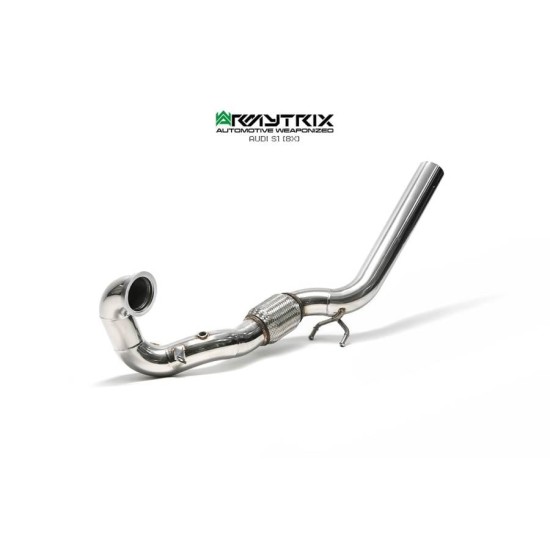 Exhaust System Armytrix AU8XS-DD downpipe AUDI S1 8X 2.0 Exhaust Armytrix Armytrix  by https://www.track-frame.com 