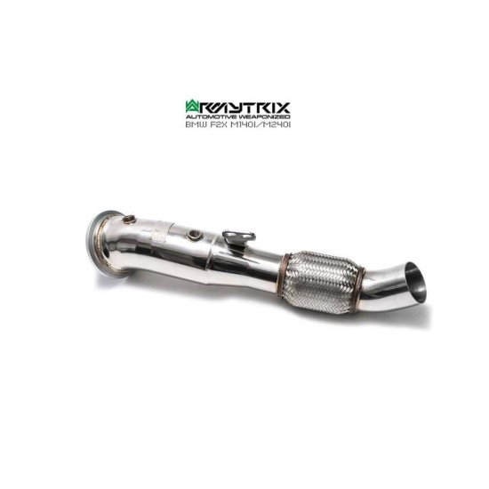 Exhaust System Armytrix B58B30-DD downpipe BMW 1 SERIES F20-F21 - BMW 2 SERIES F22 - BMW 3 SERIES F30-F31 - BMW 4 SERIES F32-F33-F36 - BMW 5 SERIES G30-G31 - BMW X3 M40I 30L Exhaust Armytrix Armytrix  by https://www.track-frame.com 