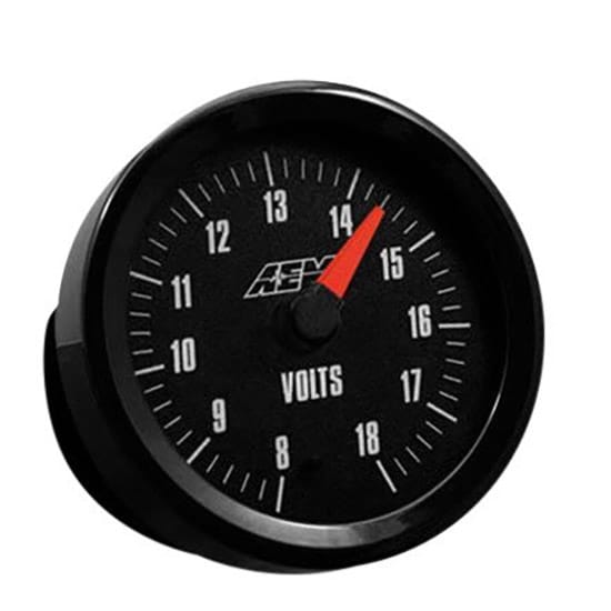 AEM Analog Voltmeter Gauge Outputs data loggers 8-18V 30-5139 Analog AEM ELECTRONICS  by https://www.track-frame.com 