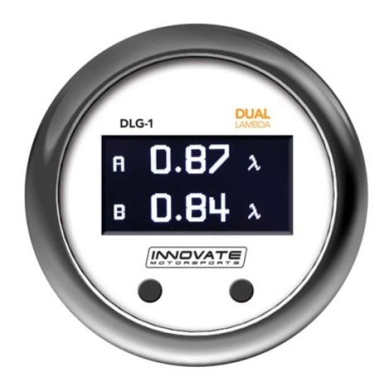 Innovate DLG-1 Dual Lambda Wideband Air/Fuel OLED Gauge OLDM Innovate  by https://www.track-frame.com 