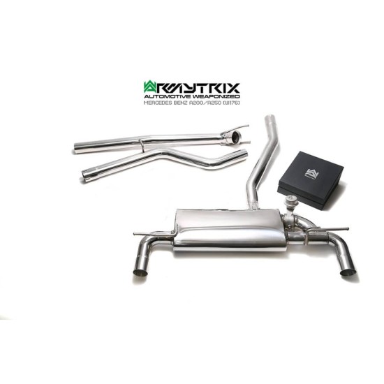 Sistemi di scarico Armytrix MBA26-BC cat-back-eu6 MERCEDES-BENZ A-CLASS W176 A180-A200-A250 Exhaust Armytrix Armytrix  by https://www.track-frame.com 