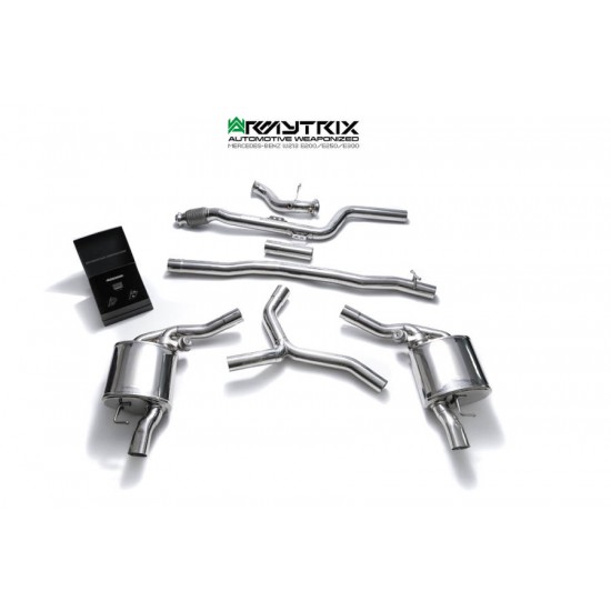 Sistemi di scarico Armytrix MB32C-6LC cat-back-2d-opf-lhd MERCEDES-BENZ E-CLASS W213 E200-E250-E300 - MERCEDES-BENZ E-CLASS C213 E200-E250-E300 - MERCEDES-BENZ E-CLASS S213 E200-E250-E300 Exhaust Armytrix Armytrix  by https://www.track-frame.com 