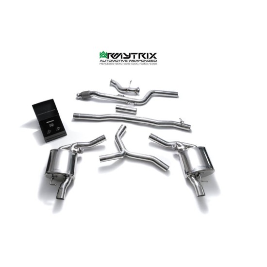 Exhaust System Armytrix MB32C-6LC cat-back-2d-opf-lhd MERCEDES-BENZ E-CLASS W213 E200-E250-E300 - MERCEDES-BENZ E-CLASS C213 E200-E250-E300 - MERCEDES-BENZ E-CLASS S213 E200-E250-E300 Exhaust Armytrix Armytrix  by https://www.track-frame.com 