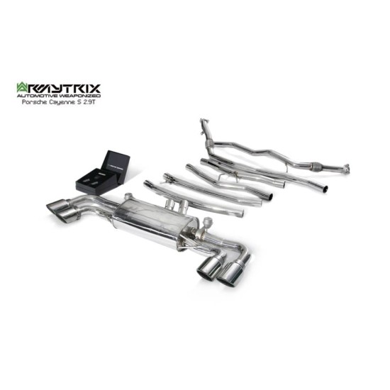 Sistemi di scarico Armytrix PE3T2 cat-back PORSCHE CAYENNE E3 2.9L Exhaust Armytrix Armytrix  by https://www.track-frame.com 