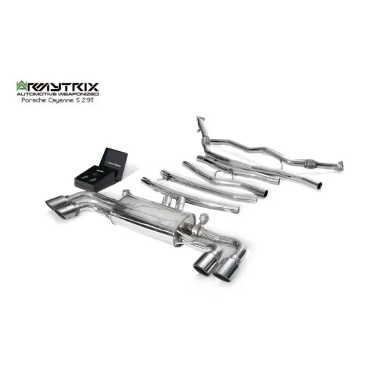 Exhaust System Armytrix PE3T2 cat-back PORSCHE CAYENNE E3 2.9L Exhaust Armytrix Armytrix by https://www.track-frame.com Exhaust System Armytrix PE3T2 cat-back PORSCHE CAYENNE E3 2.9L Exhaust Armytrix Armytrix by https://www.track-frame.com