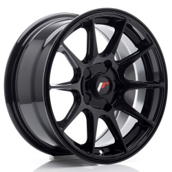 JR Wheels JR11 15x7 ET20-30 BLANK Gloss Black