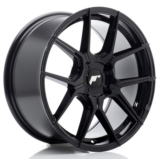 JR Wheels JR30 17x8 ET20-40 BLANK Gloss Black