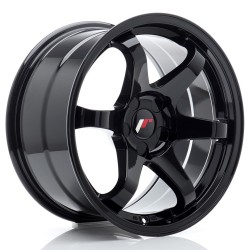 JR Wheels JR3 17x9 ET20-35 BLANK Gloss Black