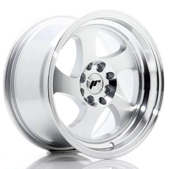 JR Wheels JR15 15x8 ET20 4x100/108 Silver Machined Face JR Wheels JR15 15x8 ET20 4x100/108 Silver Machined Face