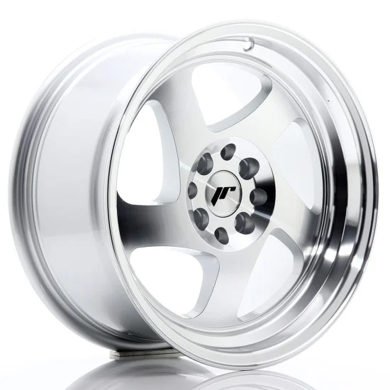JR Wheels JR15 16x8 ET25 4x100/108 Silver Machined Face JR Wheels JR15 16x8 ET25 4x100/108 Silver Machined Face