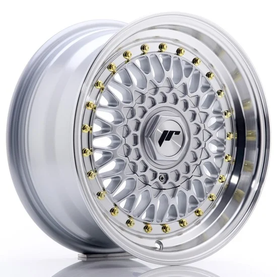 JR Wheels JR9 15x7 ET20 4x100/108 Silver w/ Machined Lip JR Wheels JR9 15x7 ET20 4x100/108 Silver w/ Machined Lip