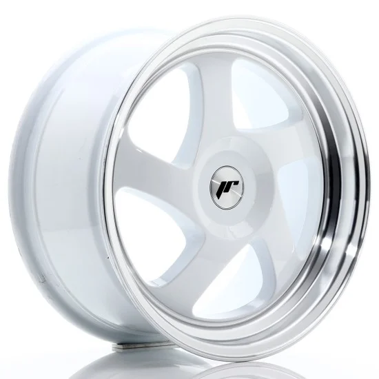 JR Wheels JR15 17x8 ET35 BLANK White w/ Machined Lip JR Wheels JR15 17x8 ET35 BLANK White w/ Machined Lip