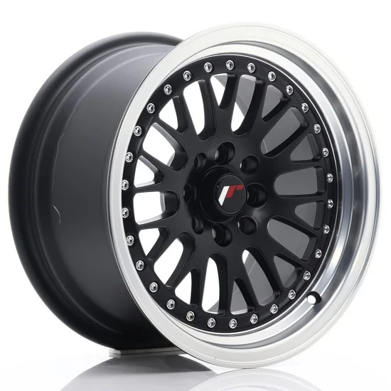 JR Wheels JR10 15x8 ET20 4x100/108 Matt Black w/ Machined Lip JR Wheels JR10 15x8 ET20 4x100/108 Matt Black w/ Machined Lip