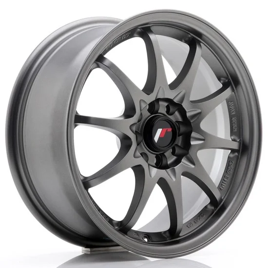 JR Wheels JR5 16x7 ET30 4x100/108 Matt Gun Metal JR Wheels JR5 16x7 ET30 4x100/108 Matt Gun Metal