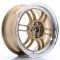 JR Wheels JR7 15x7 ET38 4x100/114 Gold w/ Machined Lip