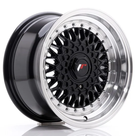 JR Wheels JR9 15x8 ET20 4x100/108 Gloss Black w/ Machined Lip JR Wheels JR9 15x8 ET20 4x100/108 Gloss Black w/ Machined Lip