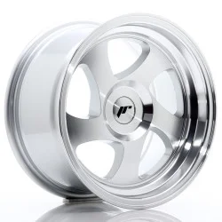 JR Wheels JR15 15x8 ET20 BLANK Silver Machined Face