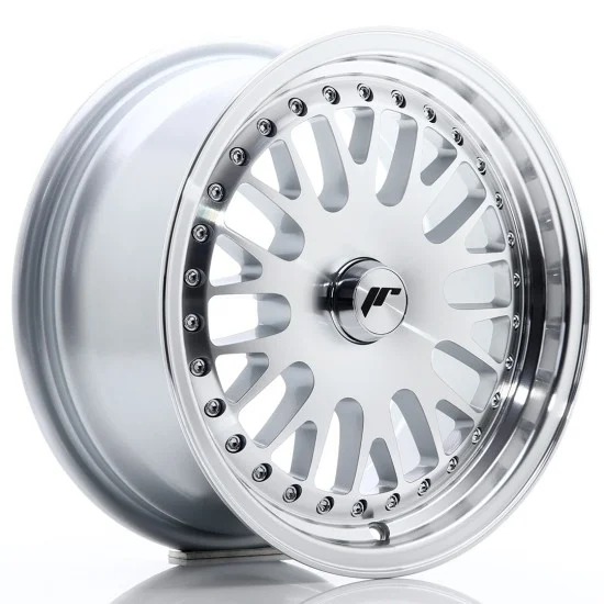 JR Wheels JR10 15x7 ET30 BLANK Silver Machined Face JR Wheels JR10 15x7 ET30 BLANK Silver Machined Face