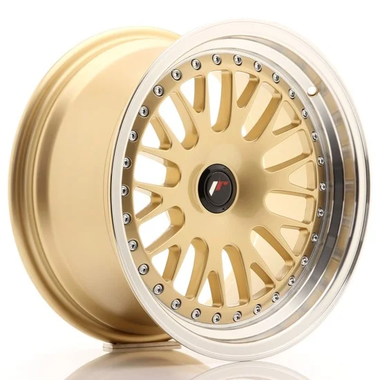 JR Wheels JR10 16x8 ET20 BLANK Gold w/ Machined Lip JR Wheels JR10 16x8 ET20 BLANK Gold w/ Machined Lip