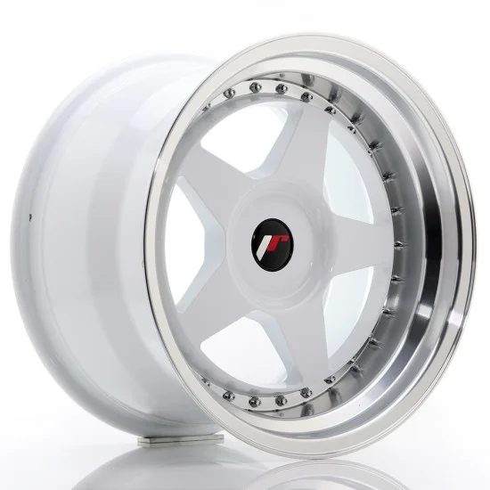 JR Wheels JR6 17x10 ET20 BLANK White w/ Machined Lip JR Wheels JR6 17x10 ET20 BLANK White w/ Machined Lip