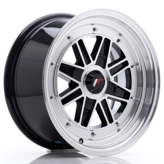 JR Wheels JR31 15x7.5 ET20 4H BLANK Gloss Black Machined Face JR Wheels JR31 15x7.5 ET20 4H BLANK Gloss Black Machined Face