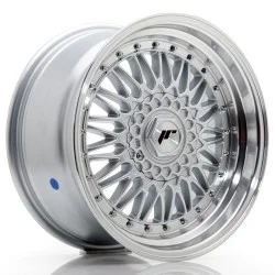 JR Wheels JR9 17x8,5 ET20 5x112/120 Silver w/ Machined Lip+Silver Rivets